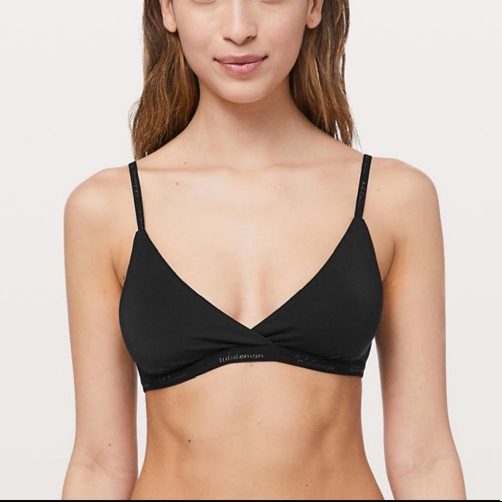 Lululemon Simply Strappy Bralette Black Medium